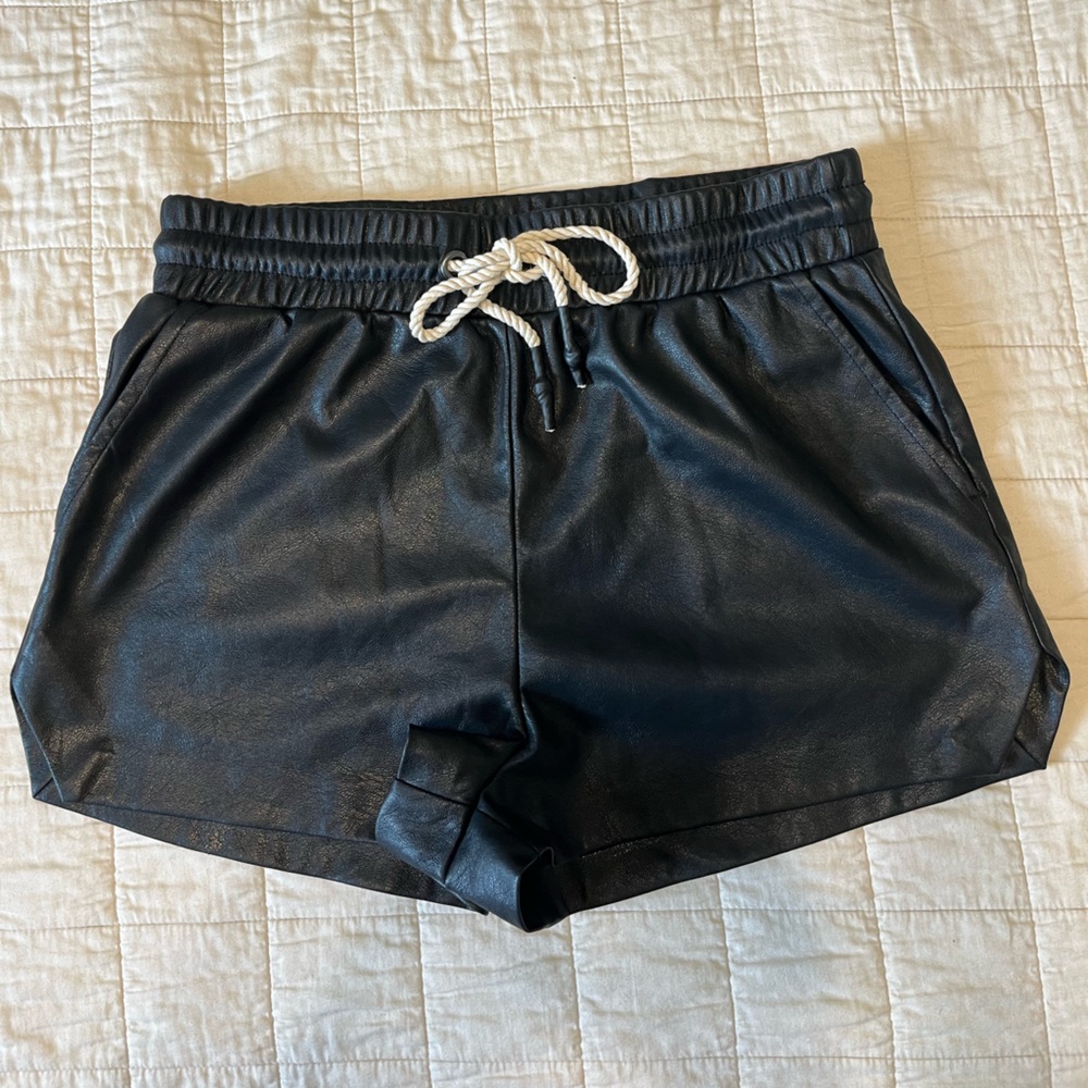 N:Philanthropy Faux Leather shorts NWOT